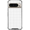 White Grid Pixel 9 Pro XL Clear Case